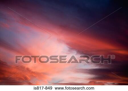 Stock Photo - Red cloudscape. Fotosearch