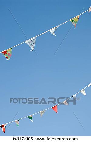 Stock Photography - Rows of bunting. Fotosearch