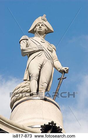 Statue of admiral nelson View Large Photo Image Stock Image - Statue of admiral nelson. Fotosearch