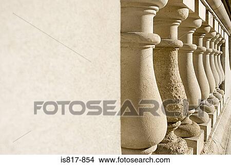 Picture - Stone balustrade. Fotosearch