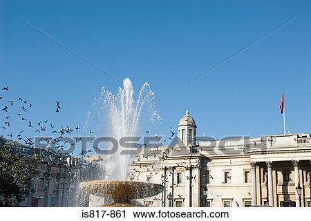 Stock Image - Trafalgar square. Fotosearch