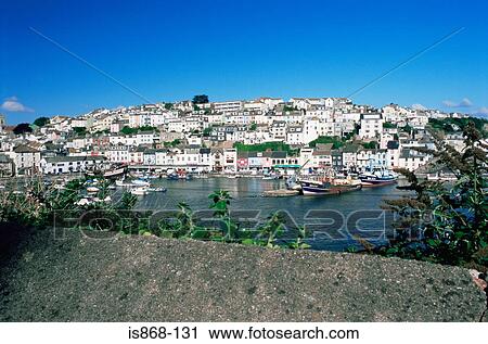Stock Image - Brixham devon. Fotosearch