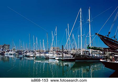 Stock Image - Sailboats. Fotosearch