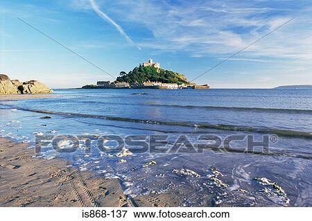 St michaels mount cornwall View Large Photo Image Stock Photo - St michaels mount cornwall. Fotosearch