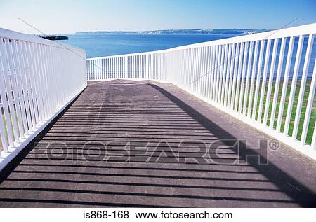 Walkway by the sea View Large Photo Image Stock Photo - Walkway by the sea. Fotosearch