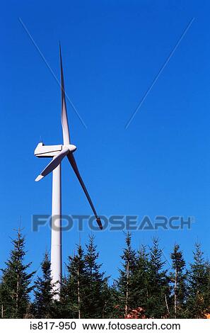 Wind tubine cap chat View Large Photo Image Stock Image - Wind tubine cap chat. Fotosearch