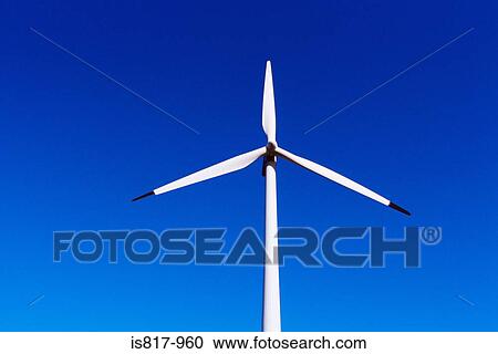 Stock Image - Wind turbine. Fotosearch