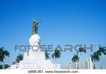 Balboa monument panama city View Large Photo Image Stock Image - Balboa monument panama city. Fotosearch