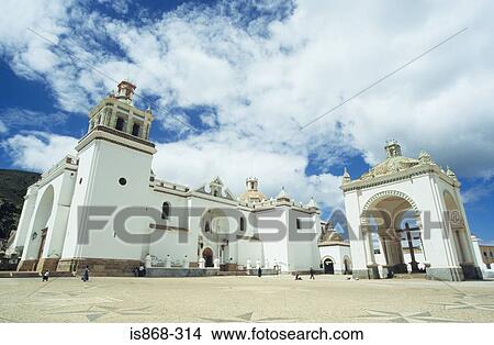 Copacabana cathedral bolivia View Large Photo Image Picture - Copacabana cathedral bolivia. Fotosearch