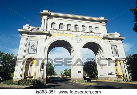 Stock Image - Gate of guadalajara. Fotosearch