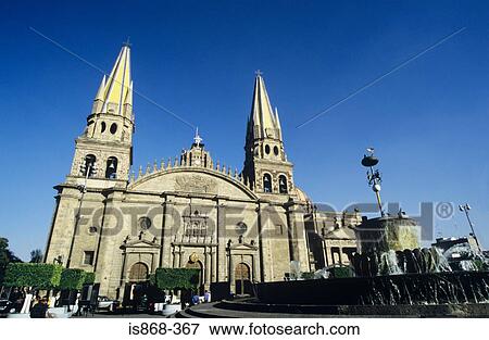 Stock Photo - Guadalajara cathedral. Fotosearch