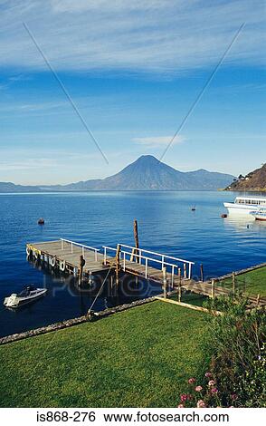 Lake atitlan guatemala View Large Photo Image Stock Photograph - Lake atitlan guatemala. Fotosearch