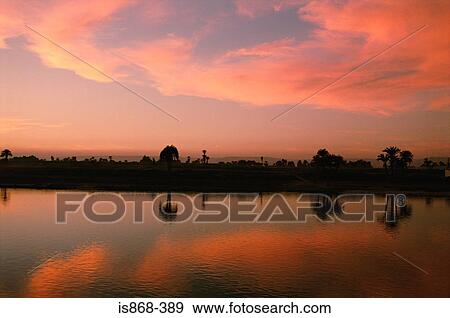 River nile at sunset View Large Photo Image Stock Photo - River nile at sunset. Fotosearch