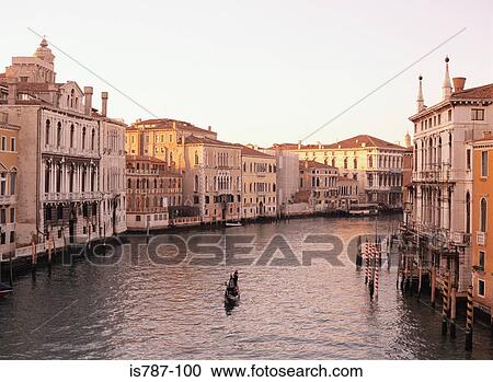 A gondola on the grand canal View Large Photo Image Stock Image - A gondola on the grand canal. Fotosearch