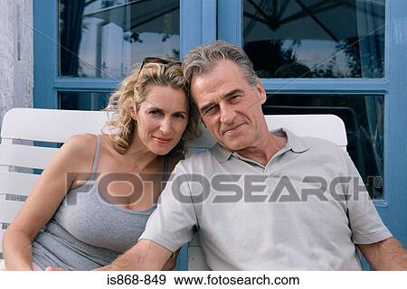 Couple outdoors View Large Photo Image Stock Photo - Couple outdoors. Fotosearch