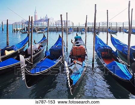 Stock Image - Gondolas . Fotosearch