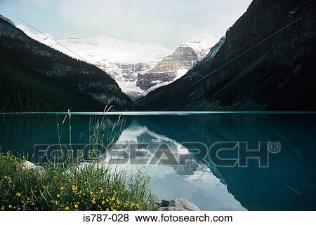 Lake louise View Large Photo Image Stock Photo - Lake louise. Fotosearch