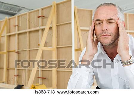 Man touching his face View Large Photo Image Stock Image - Man touching his face. Fotosearch