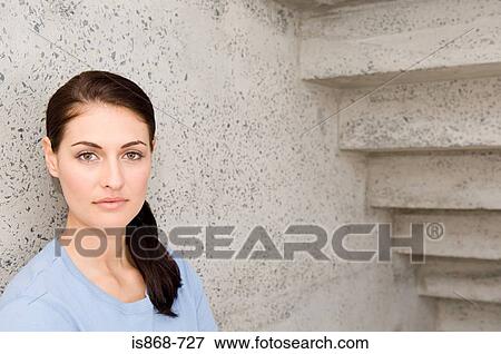 Portrait of a woman View Large Photo Image Stock Photo - Portrait of a woman. Fotosearch
