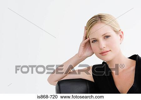 Portrait of a young woman View Large Photo Image Stock Image - Portrait of a young woman. Fotosearch
