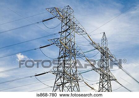 Stock Image - Pylons. Fotosearch