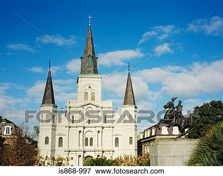 St louis cathedral new orleans View Large Photo Image Stock Photo - St louis cathedral new orleans. Fotosearch