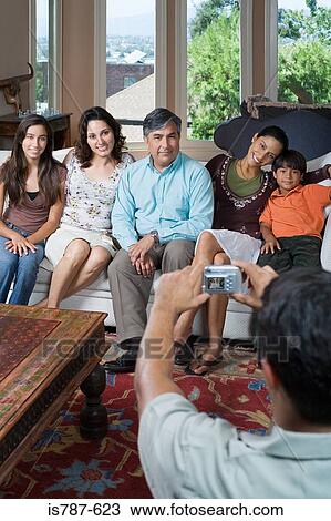 Stock Image - Family portrait. Fotosearch