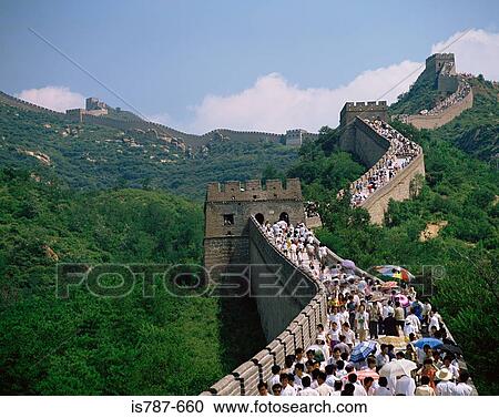 Great wall of china View Large Photo Image Stock Image - Great wall of china. Fotosearch