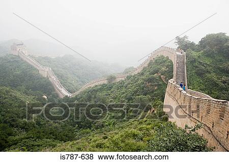 Great wall of china View Large Photo Image Stock Photo - Great wall of china. Fotosearch