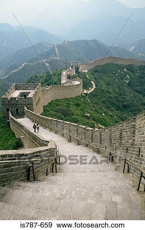 Stock Photo - Great wall of china. Fotosearch