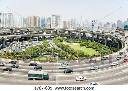 Highway in shanghai View Large Photo Image Stock Photography - Highway in shanghai. Fotosearch