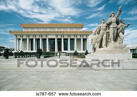 Mao tse-tung mausoleum beijing View Large Photo Image Stock Photo - Mao tse-tung mausoleum beijing. Fotosearch