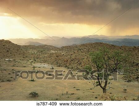 Stock Photo - Storm in damaraland namibia. Fotosearch