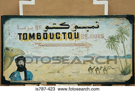 Stock Image - Timbuktu sign. Fotosearch