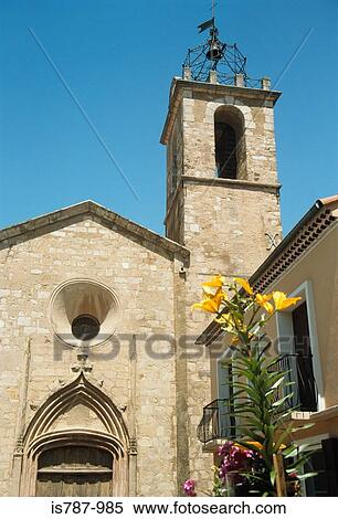 Stock Photography - Church in puimoisson france. Fotosearch