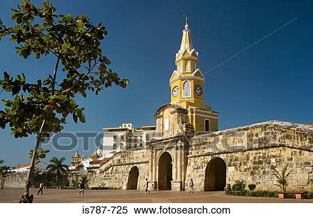City gate cartagena View Large Photo Image Stock Photography - City gate cartagena. Fotosearch