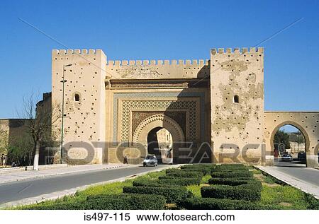 City gate meknes View Large Photo Image Stock Photography - City gate meknes. Fotosearch