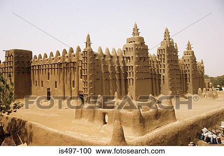Grand mosque djenne View Large Photo Image Stock Image - Grand mosque djenne. Fotosearch