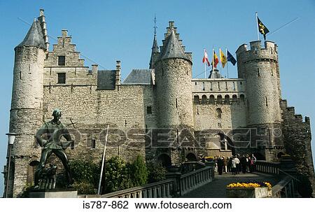 Stock Image - Het steen antwerp. Fotosearch