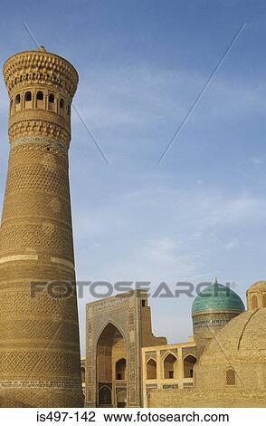 Stock Image - Kalyan minaret bukhara. Fotosearch