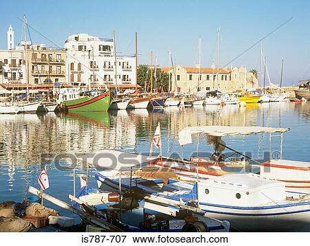Kyrenia harbour View Large Photo Image Stock Photo - Kyrenia harbour. Fotosearch