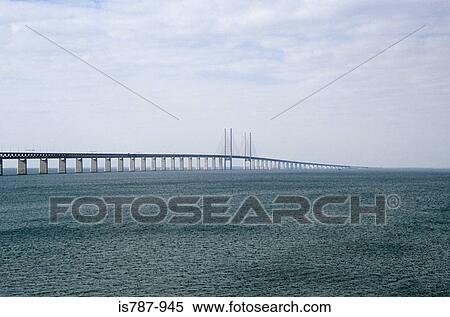Oresund bridge View Large Photo Image Stock Photography - Oresund bridge. Fotosearch