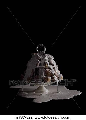 Paint poured over cake stand View Large Photo Image Stock Image - Paint poured over cake stand. Fotosearch