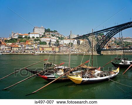 Rabelo boats in porto View Large Photo Image Stock Photo - Rabelo boats in porto. Fotosearch