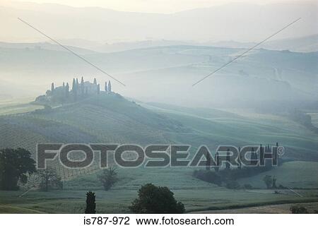 San quirico tuscany View Large Photo Image Stock Image - San quirico tuscany. Fotosearch