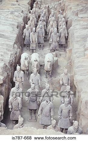 Stock Photo - Terracotta army. Fotosearch