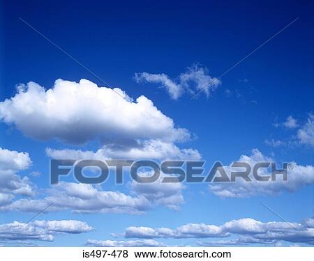 Stock Photo - Clouds in blue sky. Fotosearch