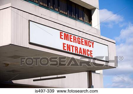 Emergency entrance View Large Photo Image Stock Photo - Emergency entrance. Fotosearch
