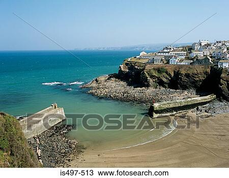 Port isaac View Large Photo Image Stock Image - Port isaac. Fotosearch
