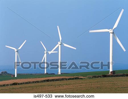 Wind turbines View Large Photo Image Stock Image - Wind turbines. Fotosearch